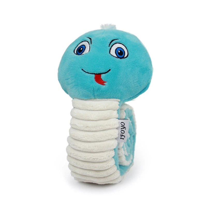 Интерактивные игрушки для собак плюшевая игрушка щенков змея пищащая жевания