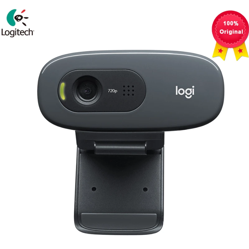 

Веб-камера Logitech C270i C270 HD, оригинальная веб-камера 720p HD со встроенным микрофоном, веб-камера USB2.0 с бесплатным приводом для ПК, веб-камера для ча...