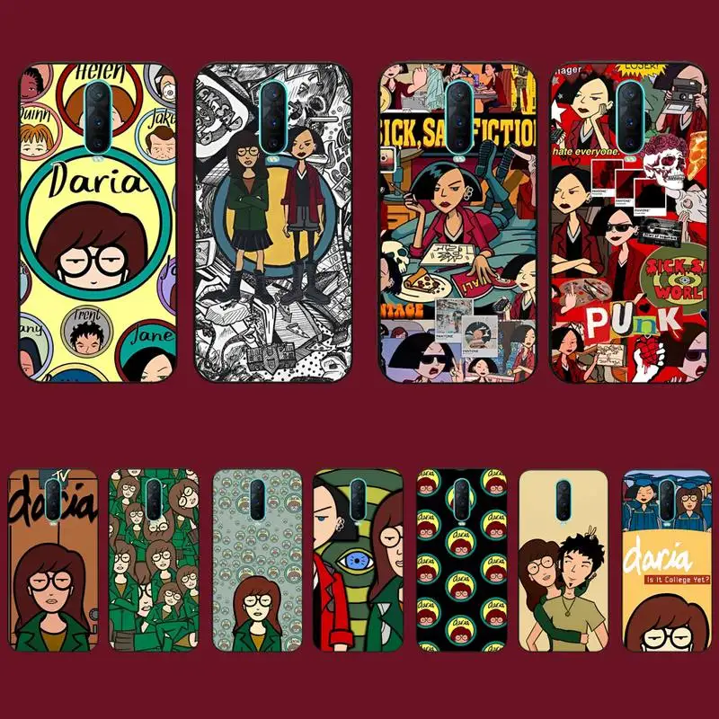 

Anime D-Daria Phone Case for Vivo Y91C Y11 17 19 17 67 81 Oppo A9 2020 Realme c3