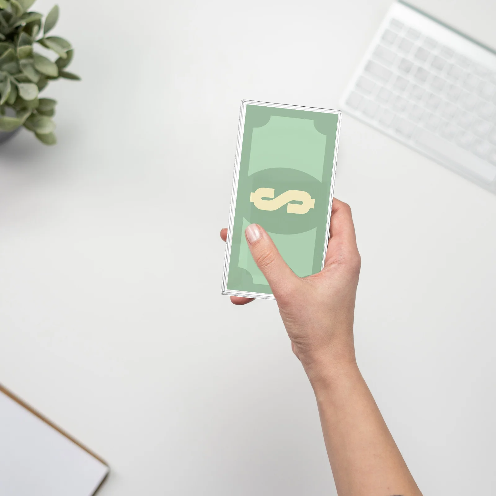 10 шт. держатель для карт кошелек банкноты защитный чехол рукава валюты монета