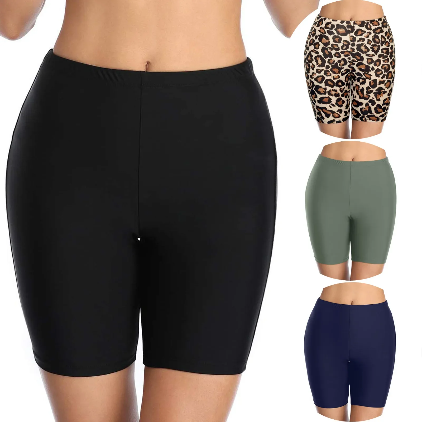 Женские шорты для плавания с высокой талией купальный костюм танкини Летние