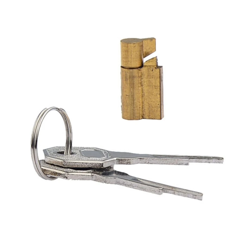 Врезной замок из нержавеющей стали 4 шт. для спален и отдельных комнат с ключом 37JD