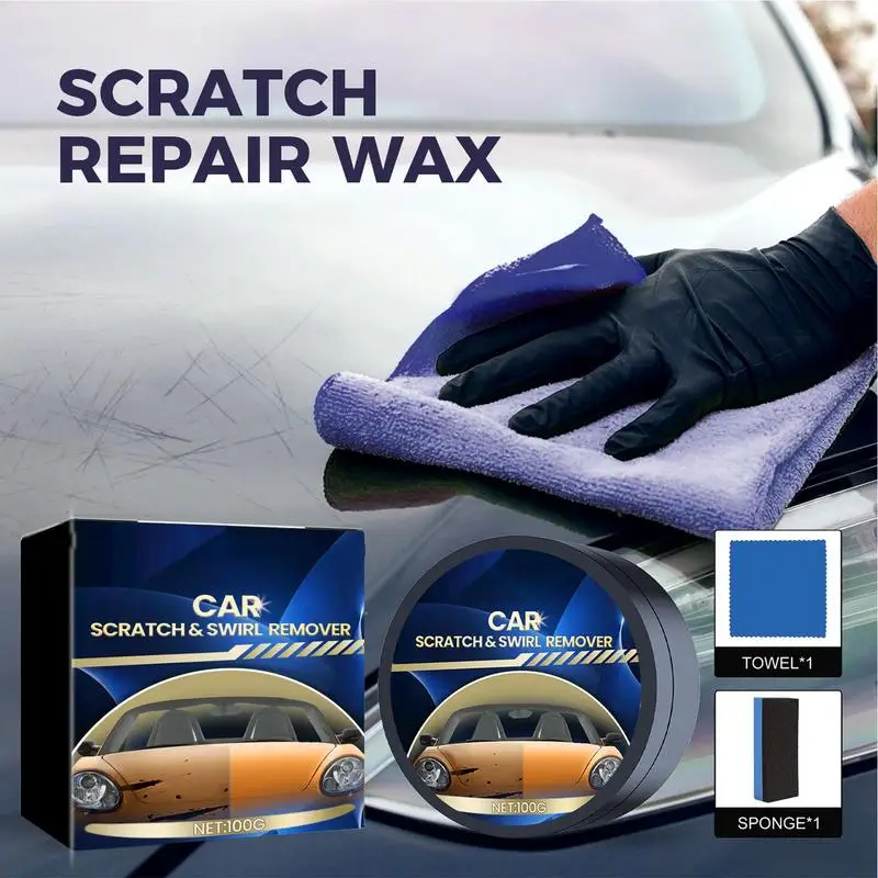 

Car Wax Polishing Paste Crystal Hard Wax Scratch Repair Paint Care Car Washer Waterproof Film Coating Detailing Car Accessories