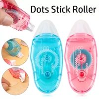 2 color double sided adhesive dots stick roller glue tape dispenser sticks adhesive cutter stationery office supplies