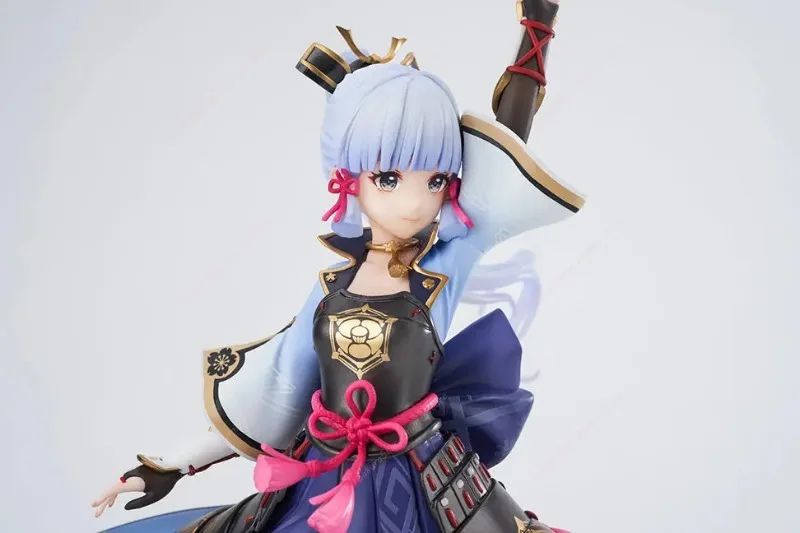Фото В наличии: APEX × miHoYo Genshin Impact Kamisato Ayaka White Heron Frost Blossom 1/7 Статическая фигурка из ПВХ, коллекционная игрушка, подарок для хобби. №3
