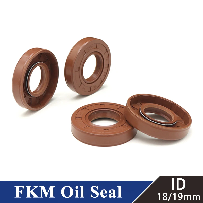 

ID 18/19mm FKM Oil Seal TC-18/19*28/30/32/35/40/47*5/7/8/10 FKM Double Lip Oil Seal