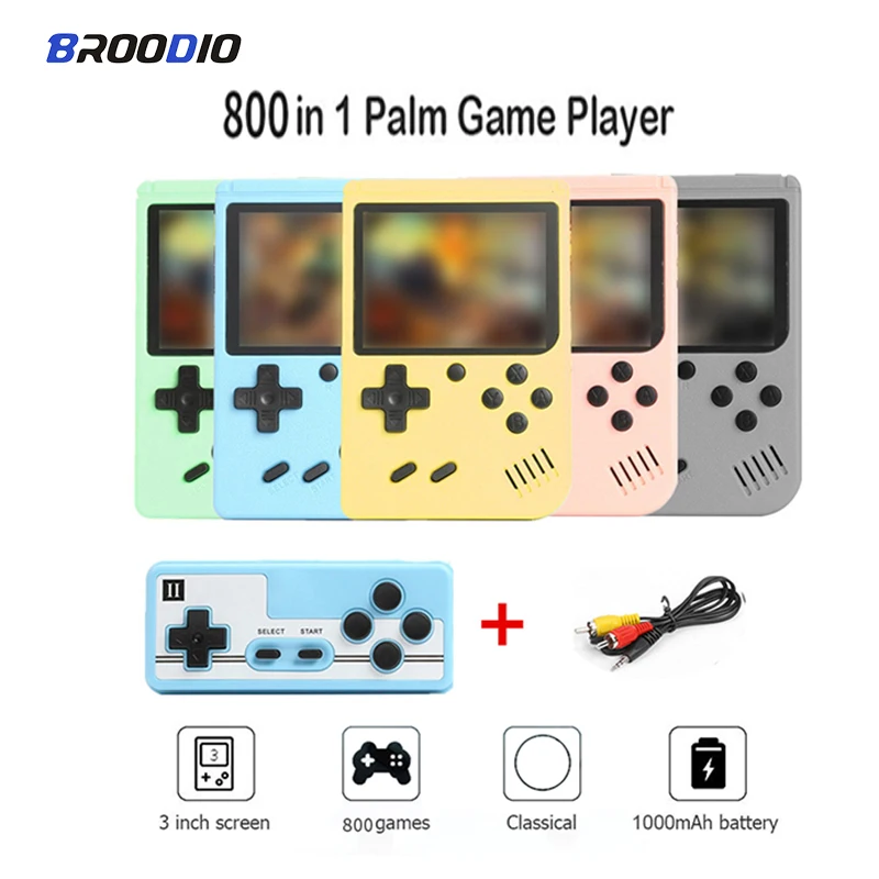

Built-in 800 Retro Video Games Handheld Game Players For Children Player Gift Mini Retro Game Mobile Portable Video Game Console