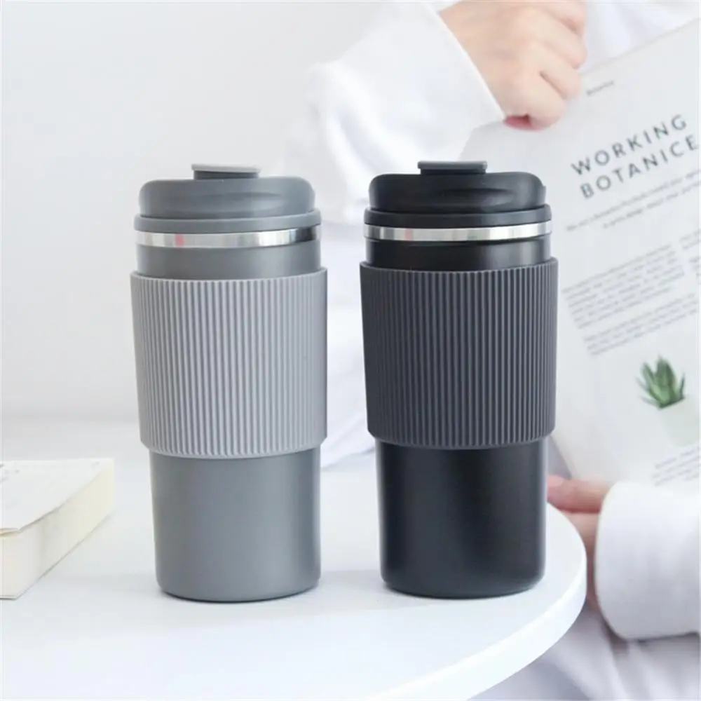 

Office Coffee Cup Couples 304 Stainless Steel Men And Women Portable Fashion Thermos Cup Wholesale 2023 450ml Simple Ins Wind