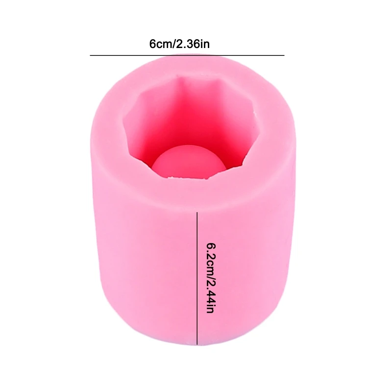 

3D Decagon Silicone Mold for Epoxy Resin Succulent Flower Pot Plant Vase Mould