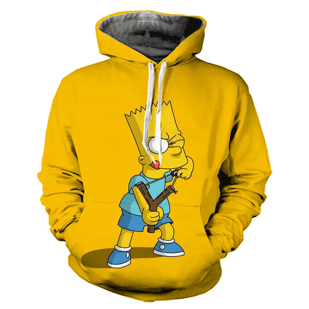 

Hoodie cartoon animation 3D printing men's and women's fashion oversized sweatshirt hoodie children's pullover sportswear