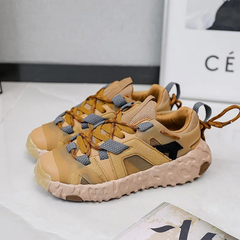 

2022 Spring and Summer Sports Shoes Women's New Thick-soled Flat Shoes Women's Retro Casual Shoes Trendy Women's Shoes
