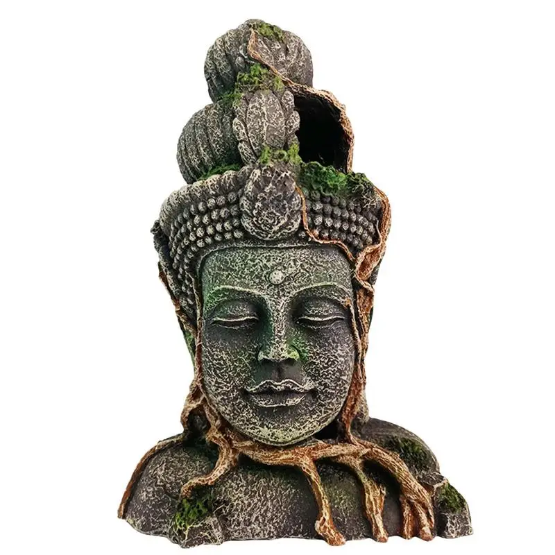 

Buddha Aquarium Decor Resin Buddha Sculpture For Aquarium Buddha Figurine Fish Tank Buda Zen Ornaments Underwater Landscape
