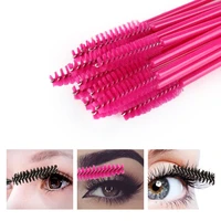 disposable mascara wands applicators silicone eyelash brush lash extension women eye makeup beauty tools portable random