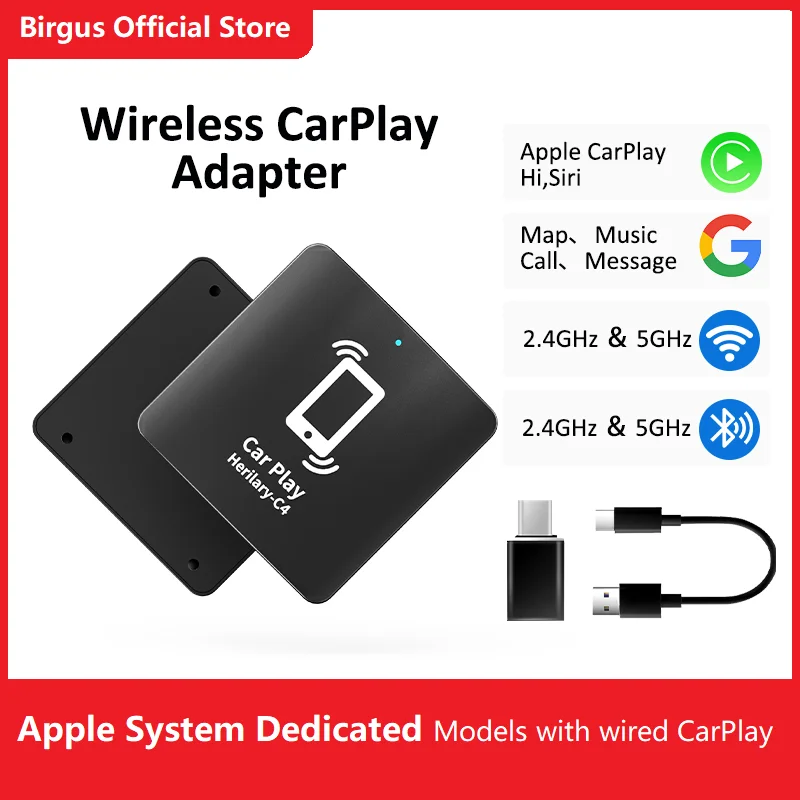 

Carplay Wireless For Audi Mercedes Volkswagen Bluetooth Wifi Connection Apple Carplay Wireless Carplay Adapter Free Shipping