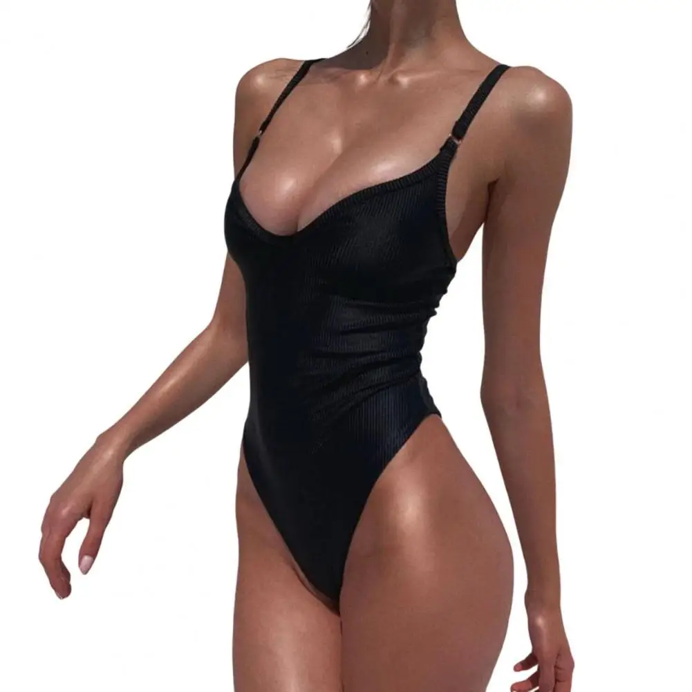 

Swimming Suit Padded Monokini Swimwear Slim Fit Monokini Swimwear