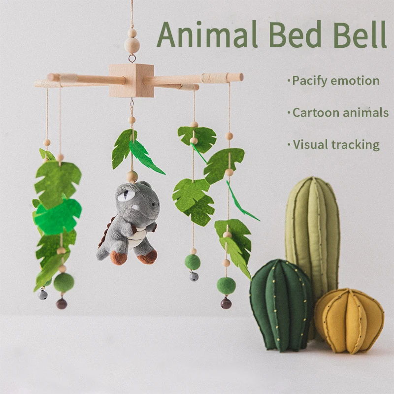 

0-12 Months Baby Mobiles Cartoon Dinosaur Camel Leaves Mobile Bed For Newborn Hanging Gift