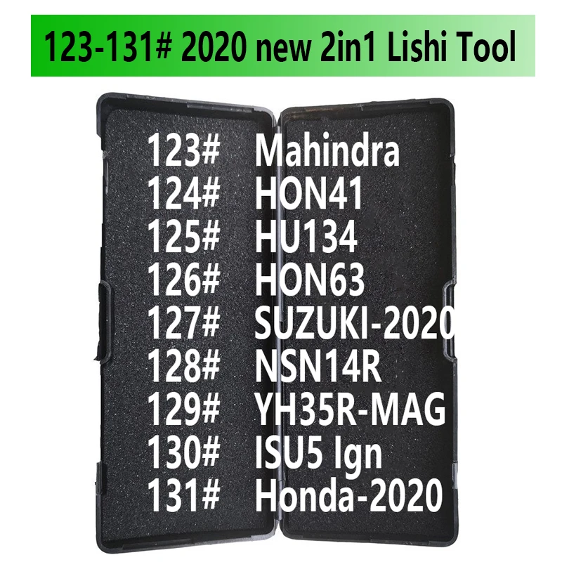 

123-131# 2020 new 2in1 Lishi Tool HU134 HON63 HON41 YH35R-MAG NSN14R ISU5 Ign for Mahindra suzuki 2020 SUZUKI-2020 Honda-2020