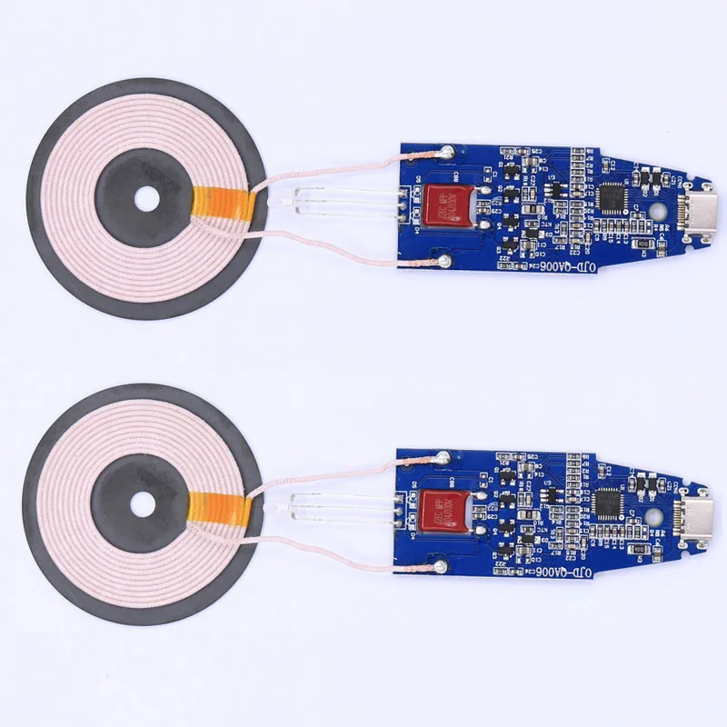 Wireless charger module 15W transmitter fast charging PCBA board + coil QI standard wireless charging circuit board