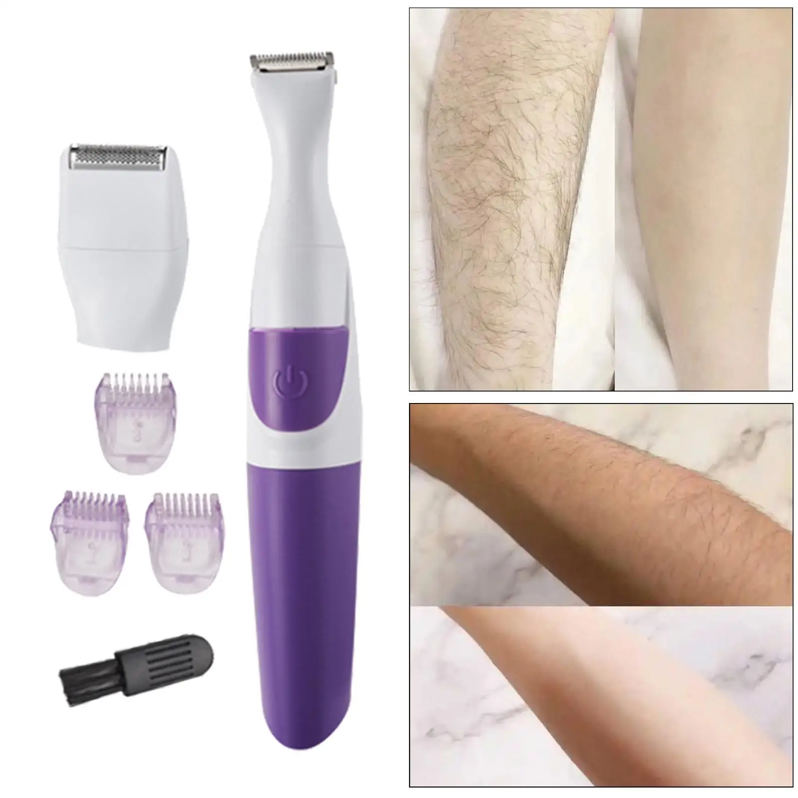 

Bikini Trimmer Kit Wet and Dry Use Epilator Hair Remover Electric Hair Shaver for Underarms Face Summer Bikini Triangle Women