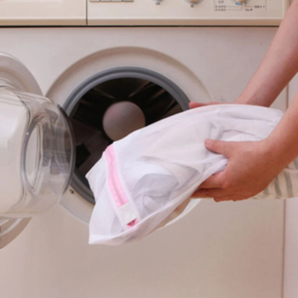 

Сетчатые мешки для защиты бюстгальтера, мешок для стиральной машины, бытовые принадлежности для уборки белья