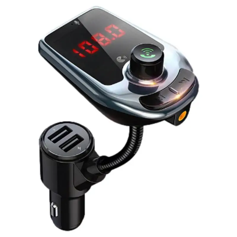 

Автомобильный передатчик Bluetooth-совместимый адаптер Aux передатчик беспроводной радиоадаптер автомобильный комплект с двойной USB зарядкой а...