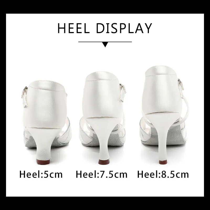 SWDZM Latin dance shoes Women  Ballroom dance Tango Salsa High Heeled Fashion Sandals Pole Party dancing shoes