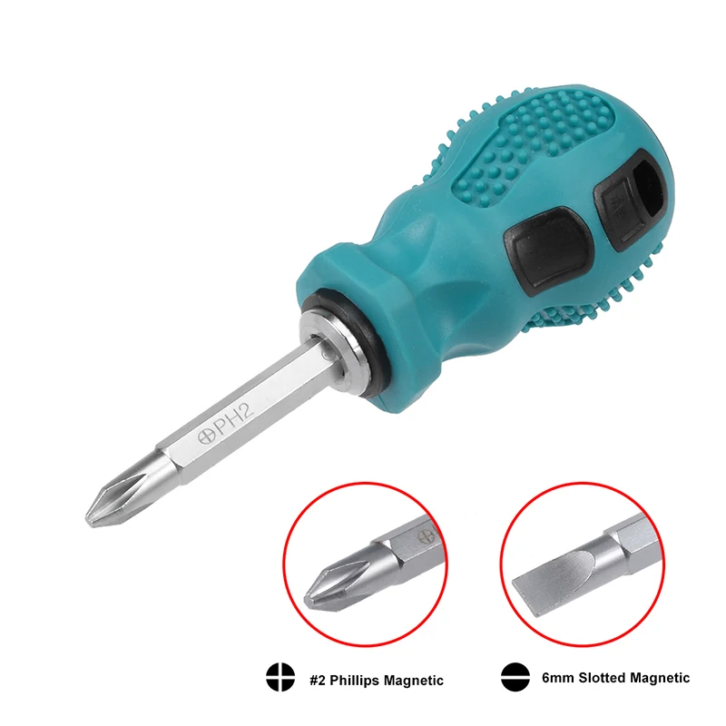 

2 in 1 Magnetic Slotted Phillips Screwdriver Bits Double Head Cross Flat Screwdrivers Repair Tools Screw Driver Hand Tools