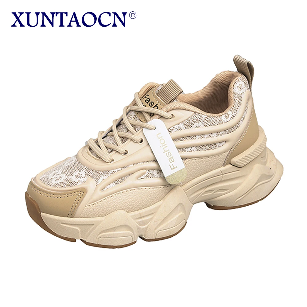 

Breathable daddy shoes women spring fashion Korean version of everything Internet celebrity ins super fire thick soled sneakers