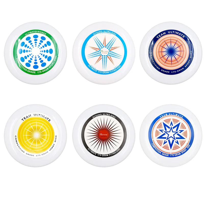 

New Adult Outdoor Sports Beach Athletic Competition Grade Children's 175g Nightlight Racing Swirl 27.5cm Flying Saucer