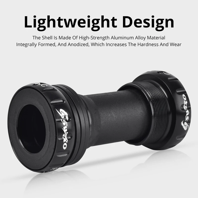 SWTXO BB68 BB73 керамический подшипник нижний кронштейн с резьбой BB BSA 68/73 мм для шатунов