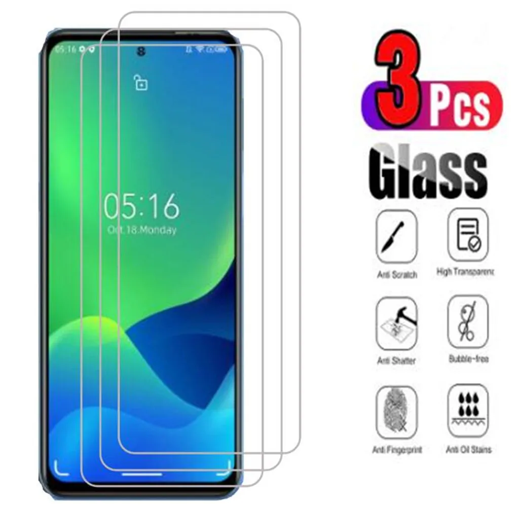 

3Pcs For Ulefone Note 13P Smartphone High HD Tempered Glass Protective On For Ulefone Note 13P Screen Protector Film