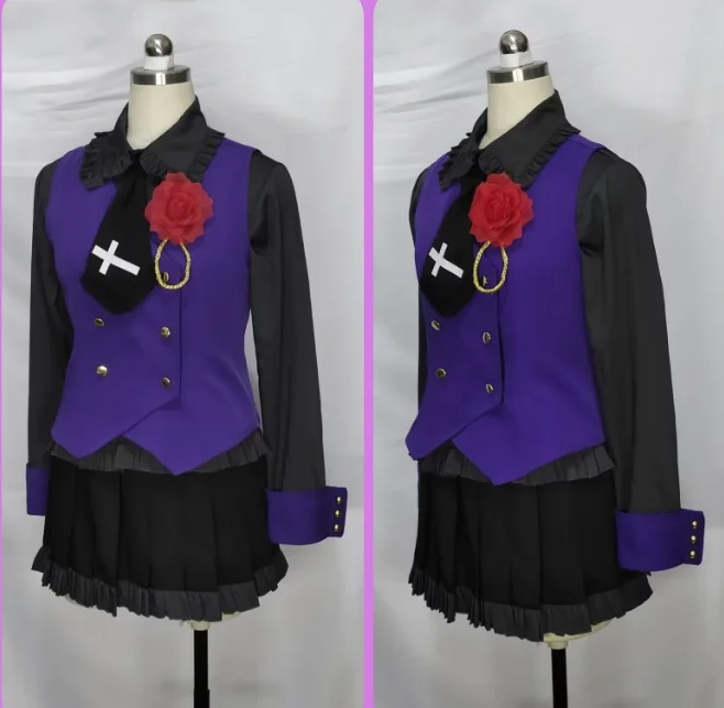 Аниме Togashi Yuuta Takanashi Rikka, костюмы для косплея, мужские плащи, сумка, пояс, наряд, комплекты для вечеринки на Хэллоуин для женщин (art.: 3920d42899bf5) - 3920d42899bf5