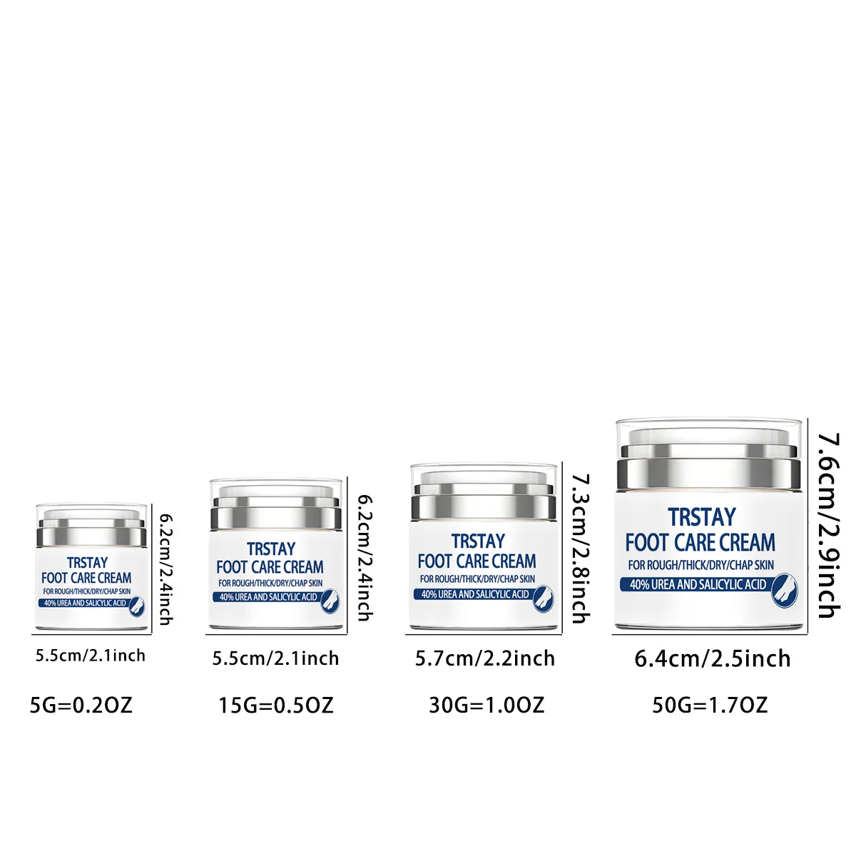 Ebanel крем Urea 40% plus салициловая кислота 2% для ног сухого треснутого каблука ноги