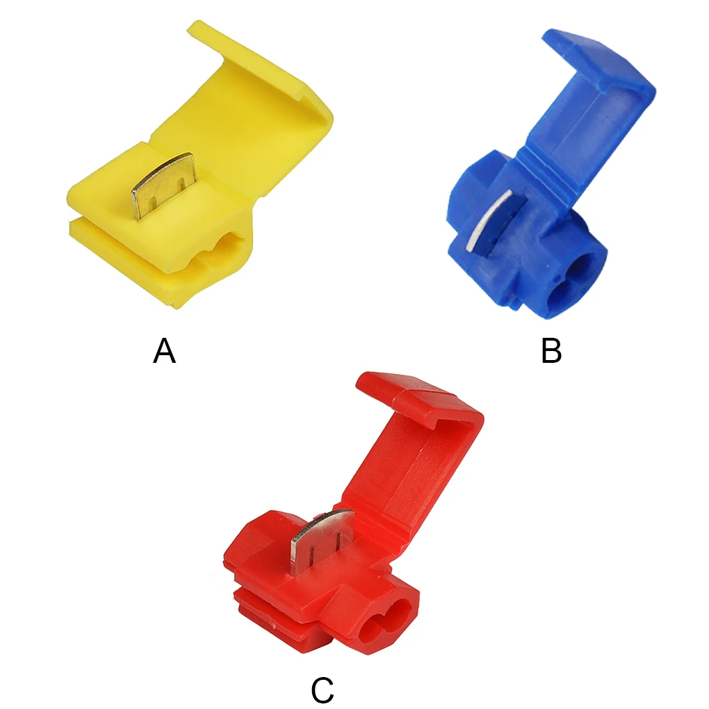 

Scotch Lock Electric Wire Cable Connectors Quick Splice Terminals Crimp Non Destructive Without Breaking Line AWG 22-10