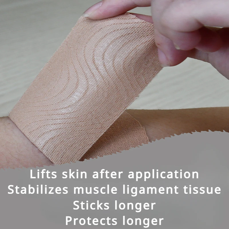 Эластичный фиксатор для колена с защитой от помех из материковог