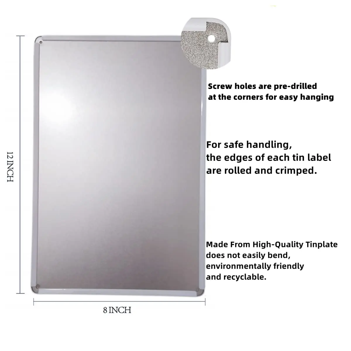 Джон мулани: Бегущий по постеру мэра ничто металлический знак декор-8x12 дюймов бар
