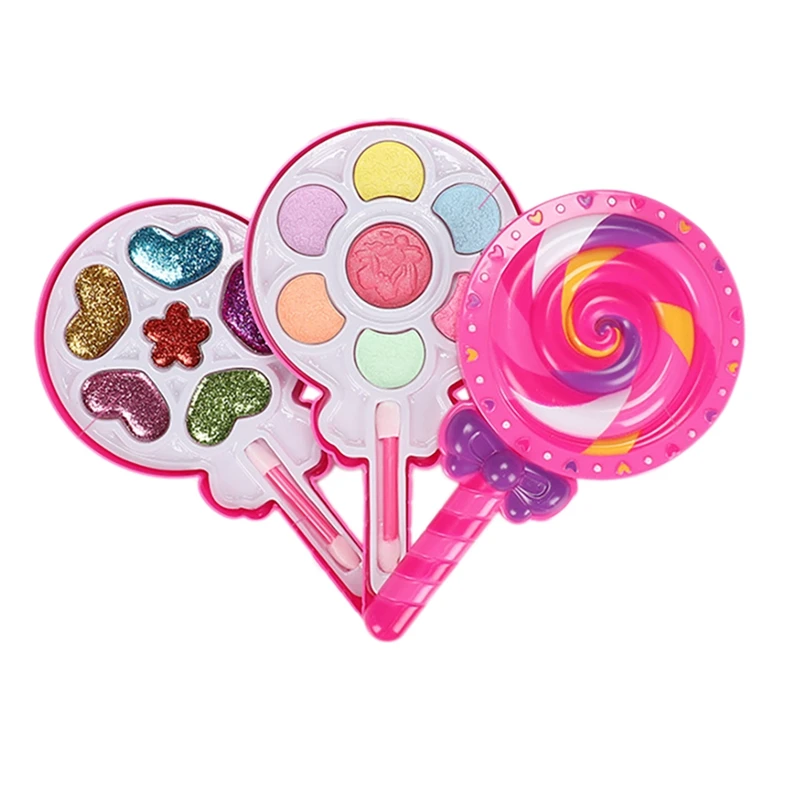 

Fashion Girl Washable Makeup Toy Lollipop Makeup Toy Girl Gift Box Child Makeup Set Girl Safe Baby Cosmetics Beauty