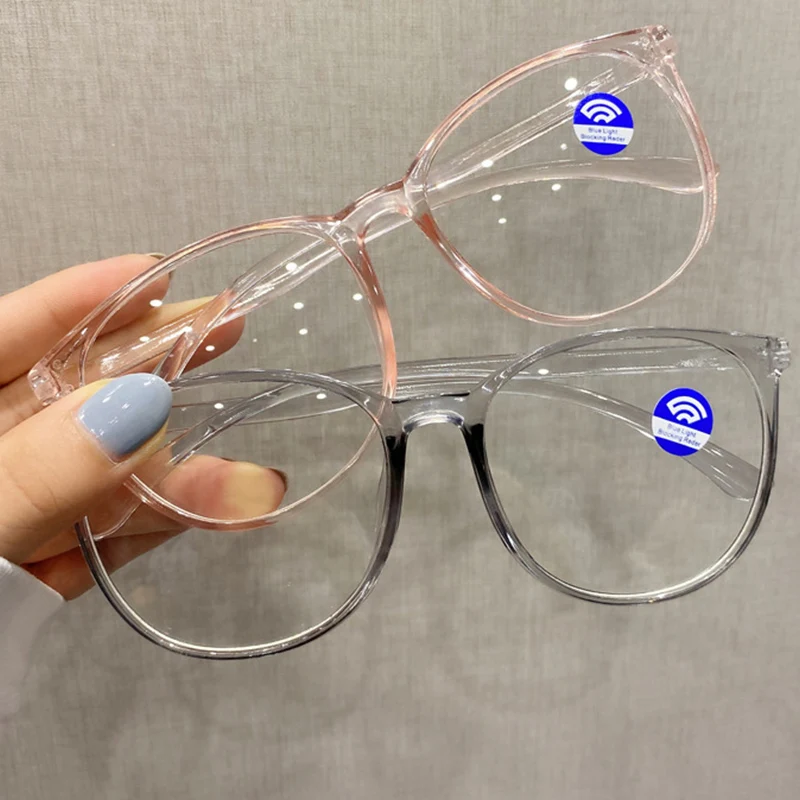 

Plastic Anti Blue Light Round Glasses Anti Blue Light Glasses for Women Men Optical Blue Light Blocking Glasses
