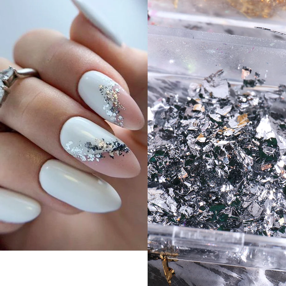 12 цветов огненный опал для ногтей порошок хлопья Аврора блестки блестящий