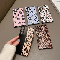 note 20 ultra case luxury lepoard printed cases for samsung galaxy s21 plus s20 s10 s22 ultra silicon camera lens protect cover