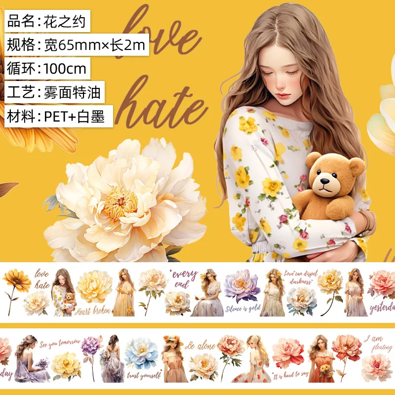 

Прозрачный декоративный скотч PET Tape 2 м