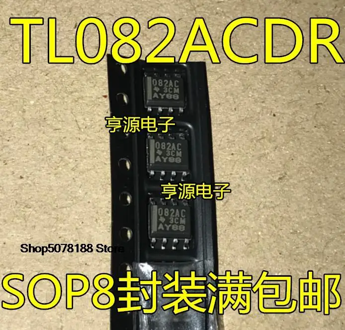 10 шт. 082AC TL082AC TL082ACDR TL082ACDT SOP8