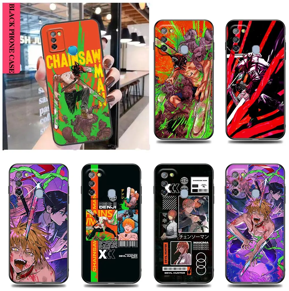 

Case For Infinix TECNO SPARK 7 6 Air Go 5 Pro HOT 20 20I 20S 5G 12 12I 11 11S 10 10I 10S 8 9 Play Case Anime Chainsaw Man Denji