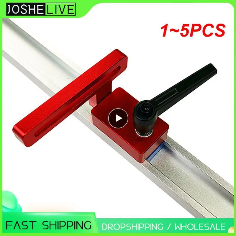 

1~5PCS Woodworking Tools Chute Aluminium Alloy T-tracks 800mm T Slot w/ Scale and Standard Miter Track Stop for Workbench Router