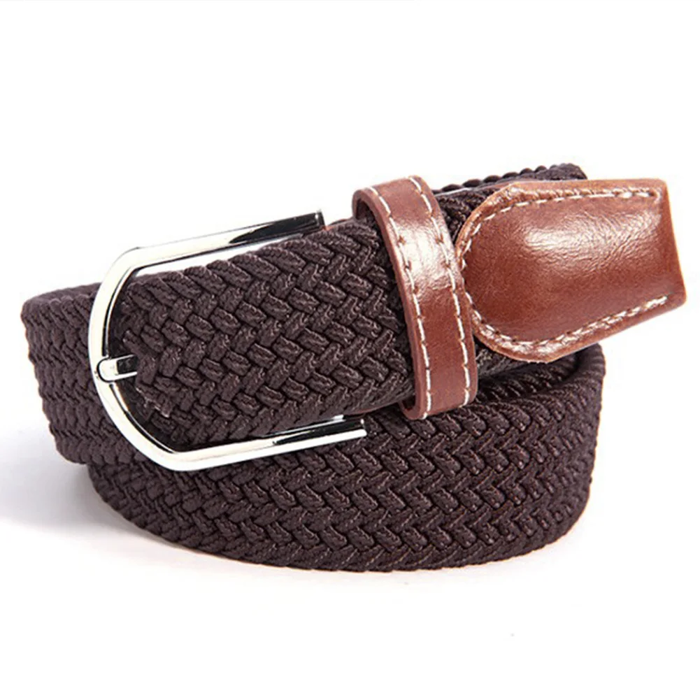 

Очаровательные холщовые аксессуары для женщин и мужчин с металлической пряжкой Многофункциональный Модный повседневный эластичный прост...