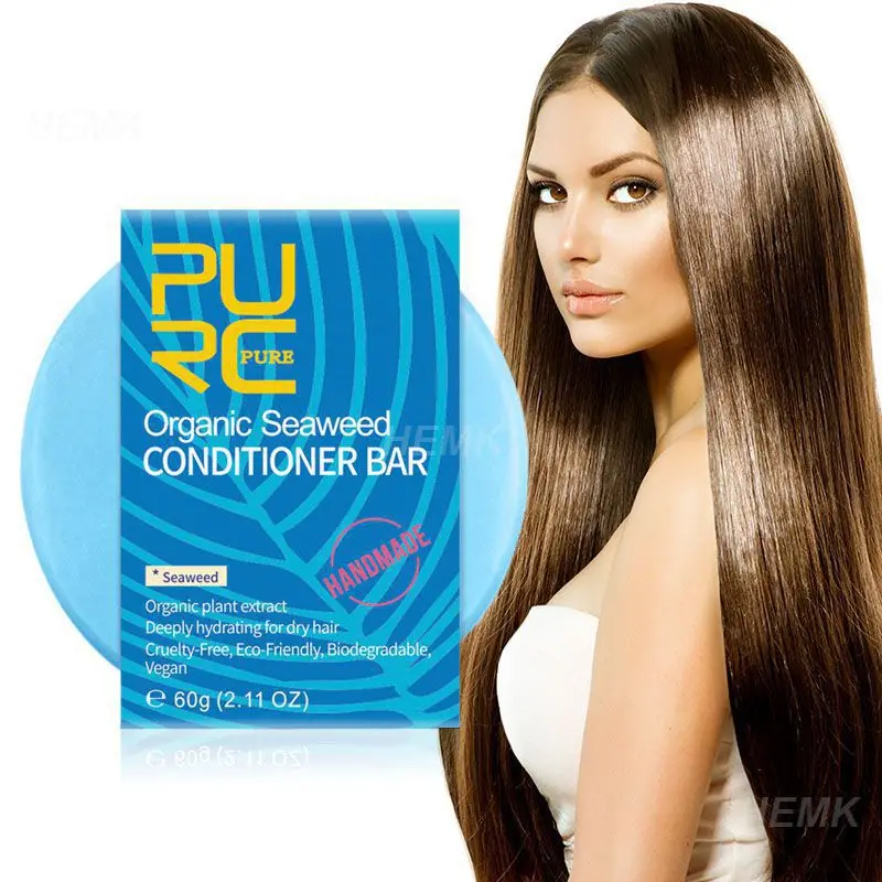 

Seaweed/Coconut/Lavender Flavor shampoo Conditioner Deeply hydrating Organic Repair Damage Frizzy Hair Shampoo Bar soap TSLM2