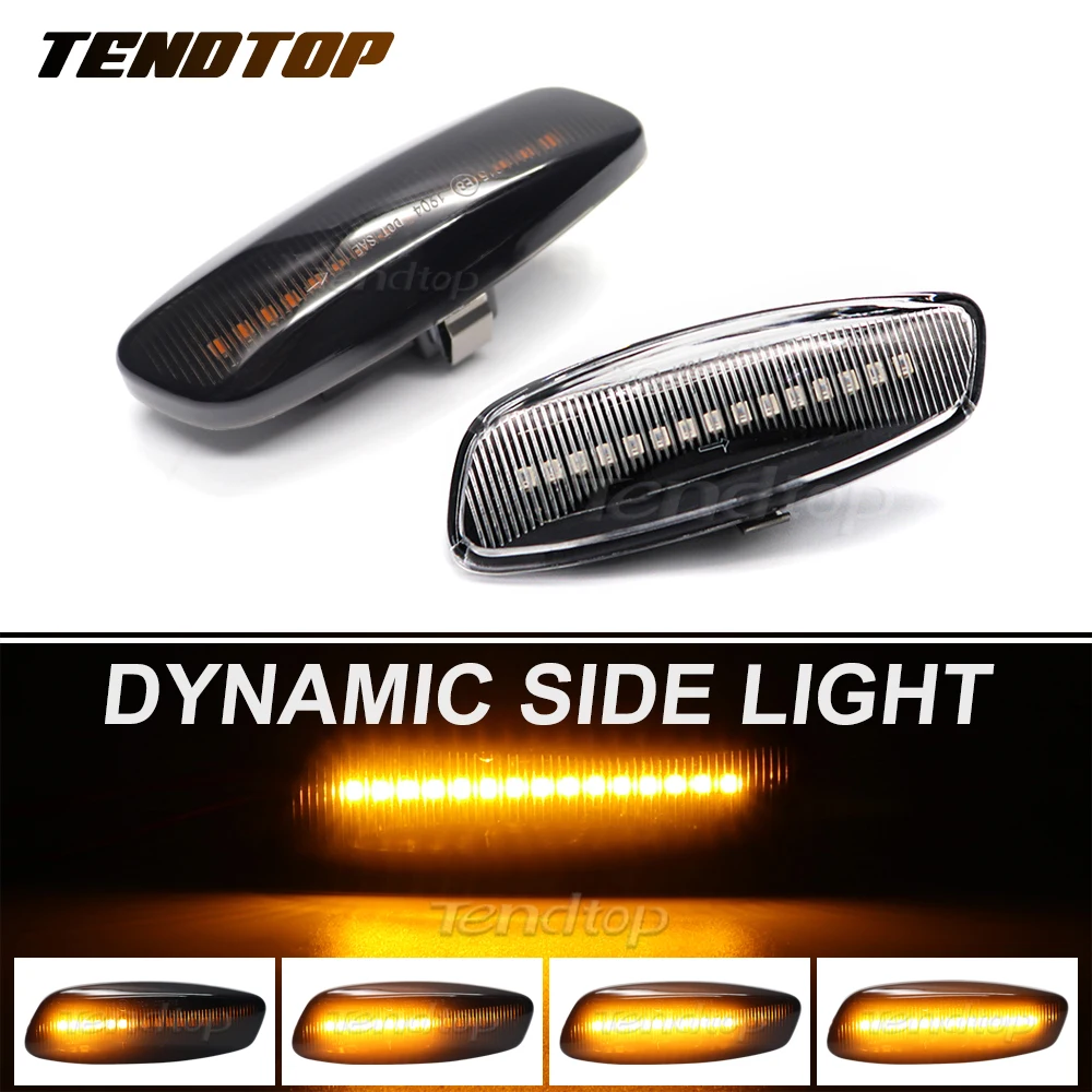 

LED Dynamic Turn Signal Light Flashing Side Mirror Lamp Blinker Amber For Citroen C4 Picasso C3 C5 DS4 Peugeot 308 207 3008 5008