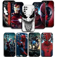 marvel spiderman phone cases for samsung galaxy s20 fe s20 lite s8 plus s9 plus s10 s10e s10 lite m11 m12 carcasa coque