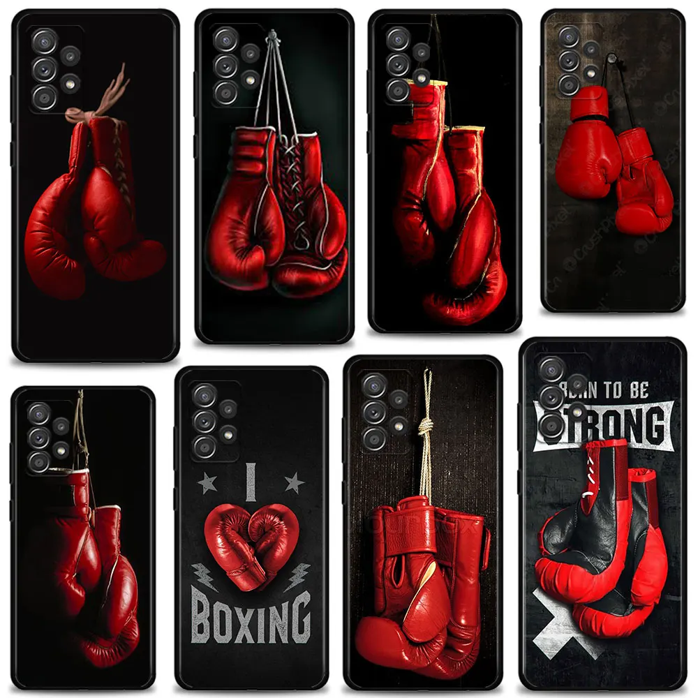 

Phone Case For Samsung Galaxy A71 A21s A52 A02s A72 A31 A51 A12 A32 4G A41 A73 A13 A23 A33 A03s A22 A53 Boxing Gloves Style