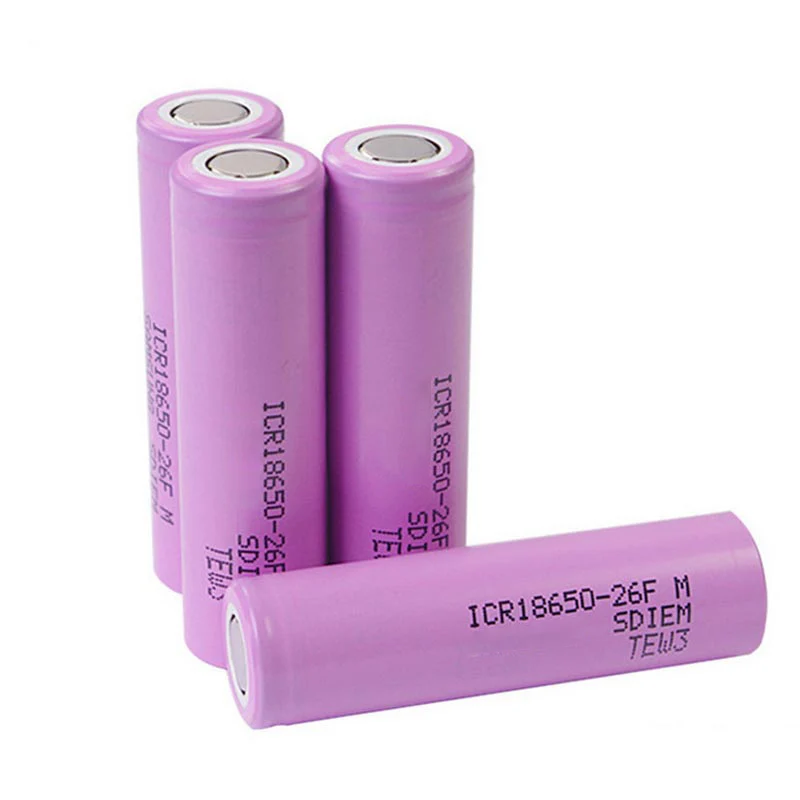 Batería recargable de iones de litio, 18650 mAh, 2600 V, ICR18650, adecuada para linterna